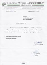 List referencyjny KSK 1